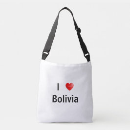 I Liebe Bolivien Tragetaschen Mit Langen Trägern