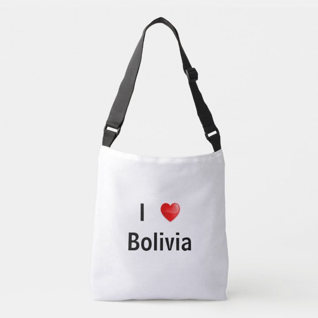 I Liebe Bolivien Tragetaschen Mit Langen Trägern (Vorderseite)