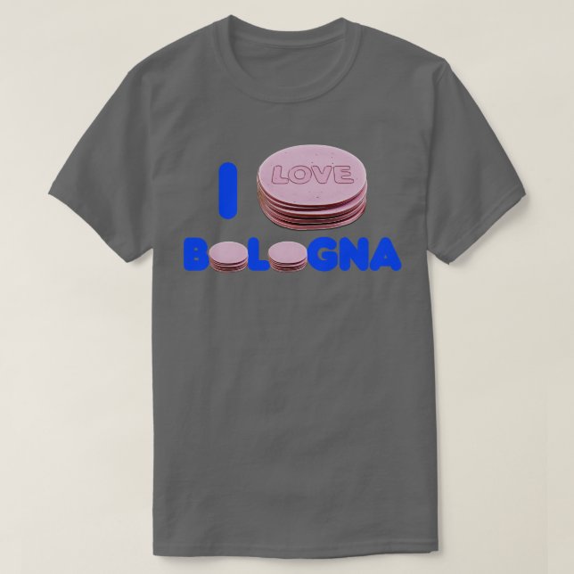 I Liebe Bologna T-Shirt (Design vorne)