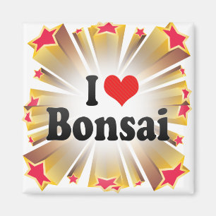 I Liebe-Bonsais Magnet