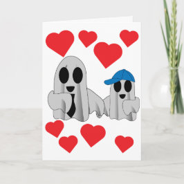 I Liebe BOO Vater von Sohn Karte