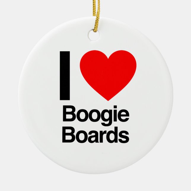 i Liebe Boogys Keramikornament (Vorne)