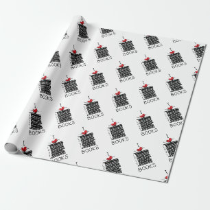 "I Liebe Books" Geschenkpapier