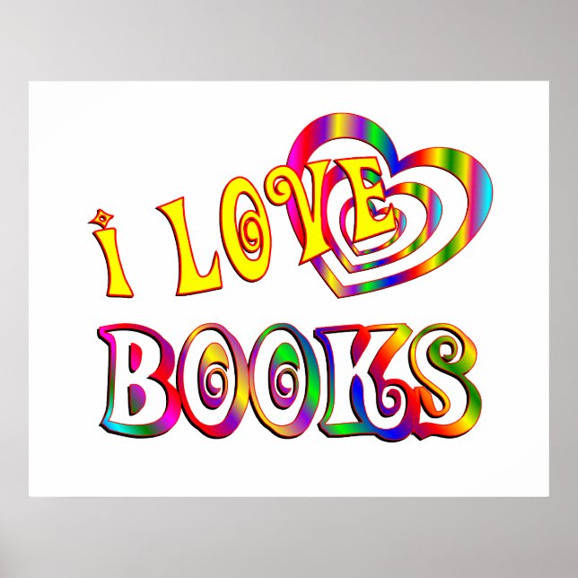 I Liebe Books Poster (Vorne)