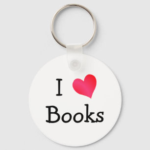 I Liebe Books Schlüsselanhänger
