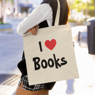 I Liebe Books Tragetasche