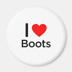 I Liebe Boots Magnet