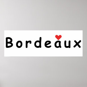 I Liebe Bordeaux Poster