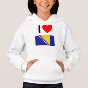 i Liebe bosnia and herzegovina Hoodie