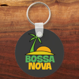 I Liebe Bossa Nova Geschenk für brasilianische Mus Schlüsselanhänger