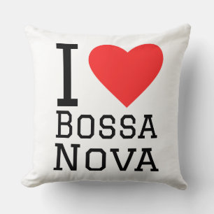 I Liebe Bossa nova Kissen