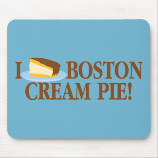 I Liebe Boston Cream Pie Mousepad