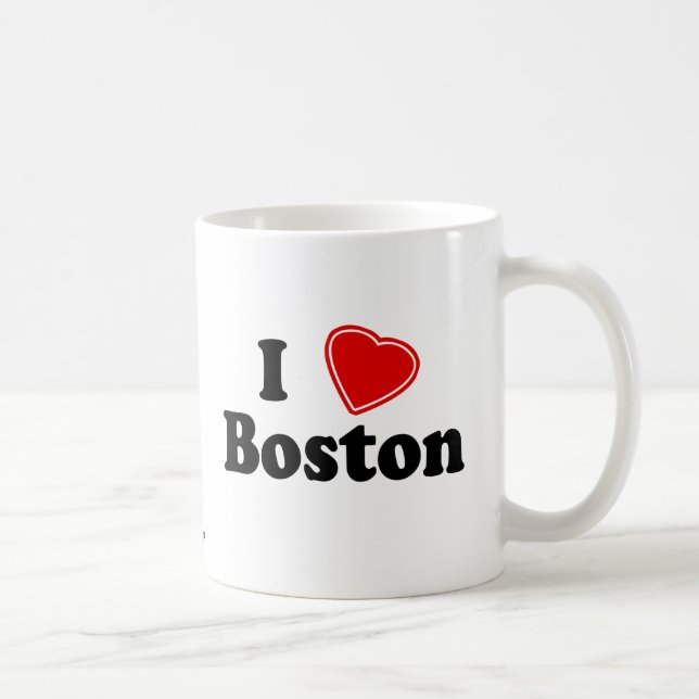 I Liebe Boston Kaffeetasse (Rechts)