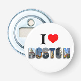 I Liebe Boston Massachusetts City Travel Fotos Flaschenöffner
