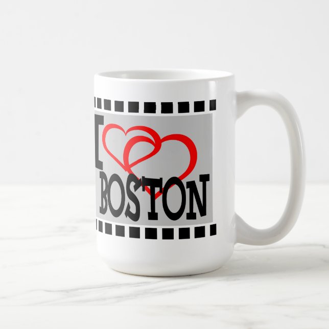 I Liebe Boston - Tassen (Rechts)