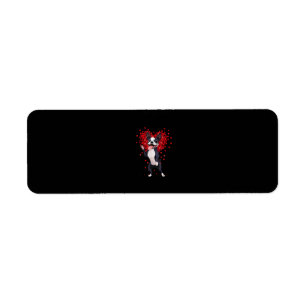 I Liebe Boston Terrier Funny Heart Valentine Gesch
