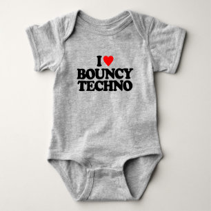 I LIEBE BOUNCY TECHNO BABY STRAMPLER