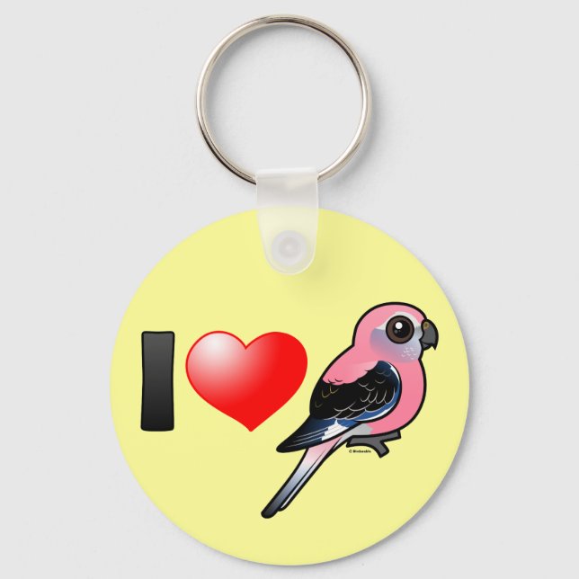 I Liebe Bourkies Schlüsselanhänger (Vorderseite)