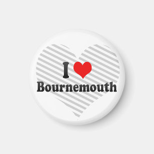 I Liebe Bournemouth, Vereinigtes Königreich Magnet