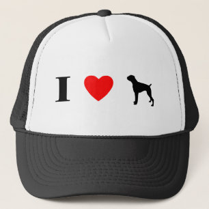 I Liebe-Boxer-Hut Truckerkappe