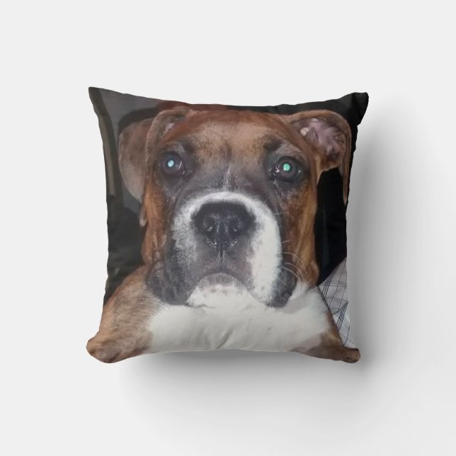 I LIEBE-BOXER-Kissen Kissen (Vorderseite)