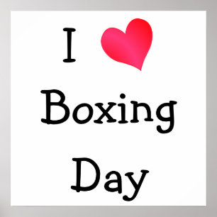 I Liebe Boxtag Poster