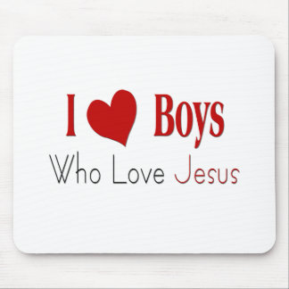 I Liebe Boys Mousepad