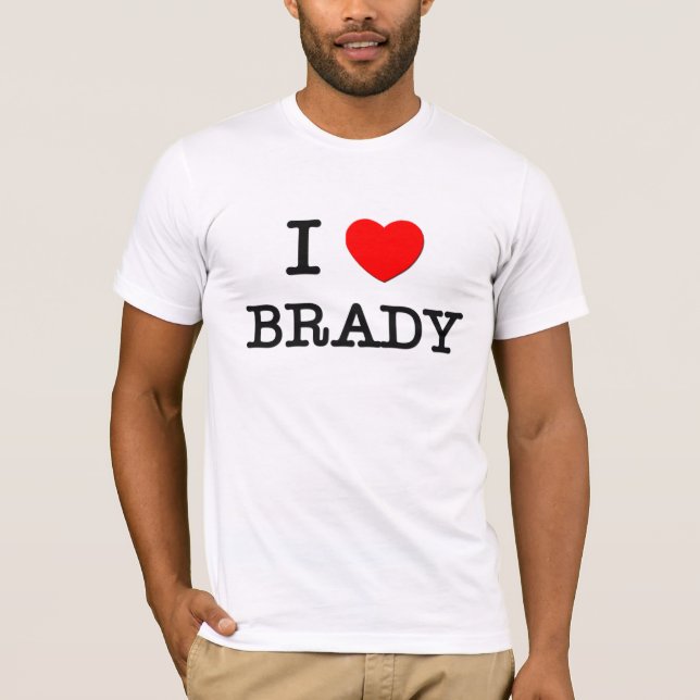 I Liebe Brady T-Shirt (Vorderseite)