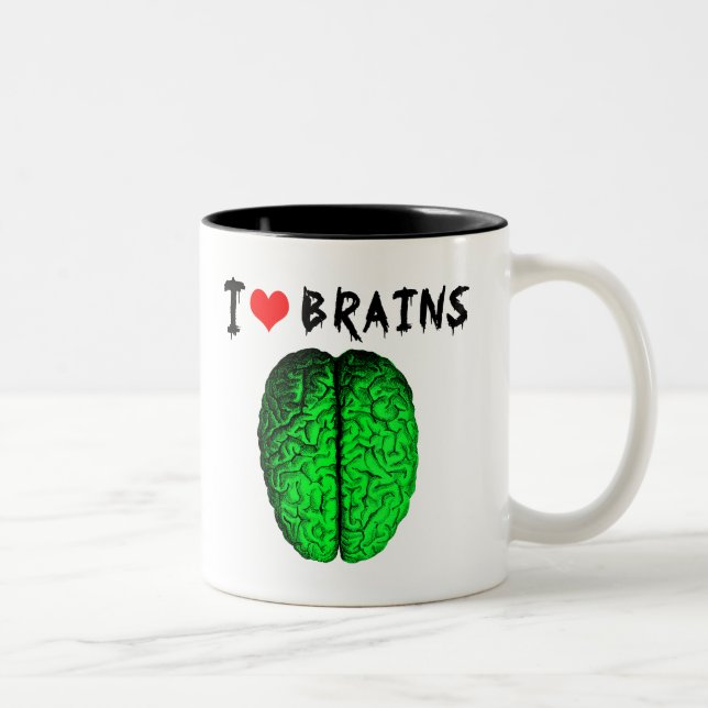 I Liebe Brains Tasse (Rechts)