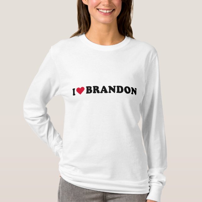 I LIEBE BRANDON T-Shirt (Vorderseite)