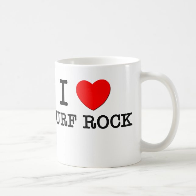 I Liebe-Brandungs-Felsen Kaffeetasse (Rechts)