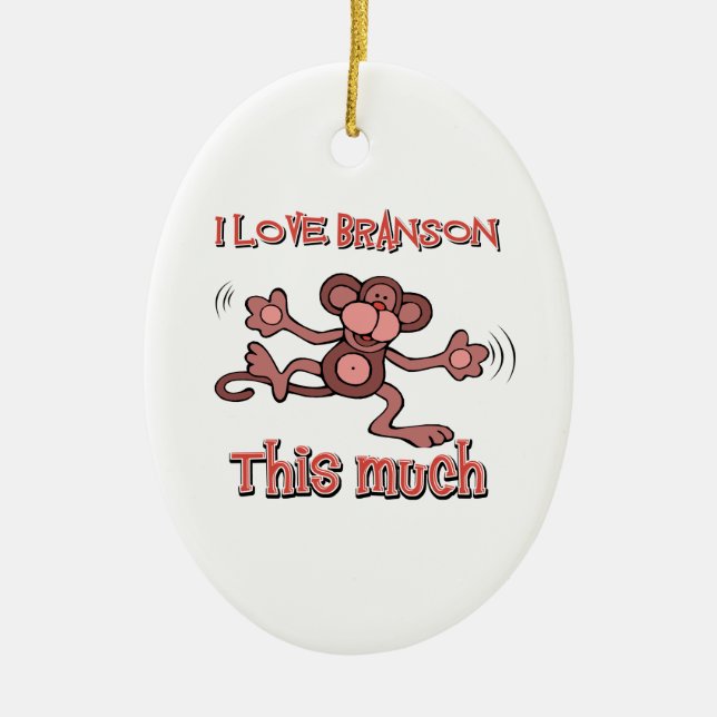 I Liebe BRANSON dieses viel Keramikornament (Vorne)