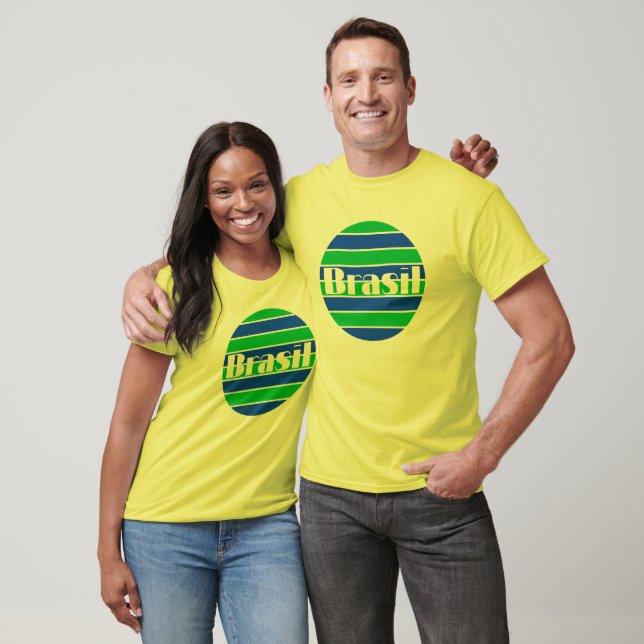 I Liebe Brasil Soccer Liebe Fußball Fußball-Design T-Shirt (Unisex)