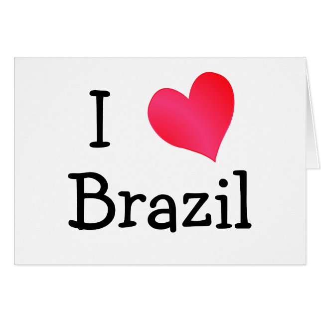 I Liebe Brasilien (Vorderseite (Horizontal))