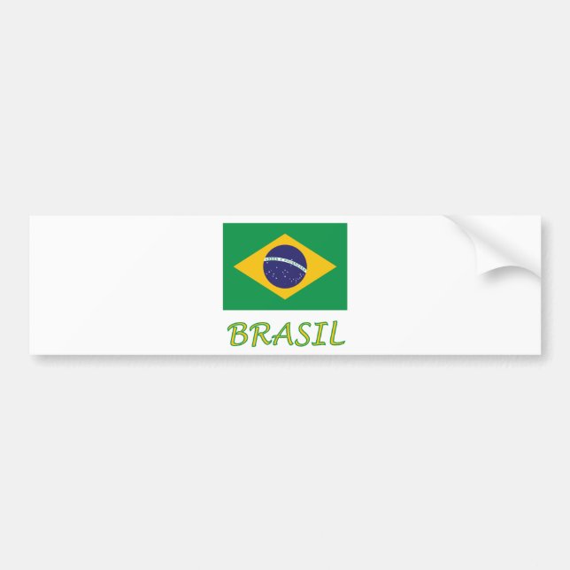 I Liebe Brasilien Autoaufkleber (Vorne)