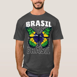 I Liebe Brasilien Flagge Brasilien Brasilien Brasi T-Shirt