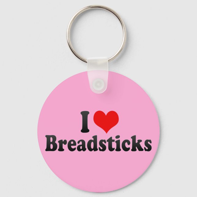 I Liebe Breadsticks Schlüsselanhänger (Vorderseite)