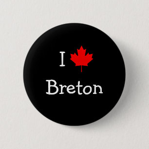 I Liebe Breton Button