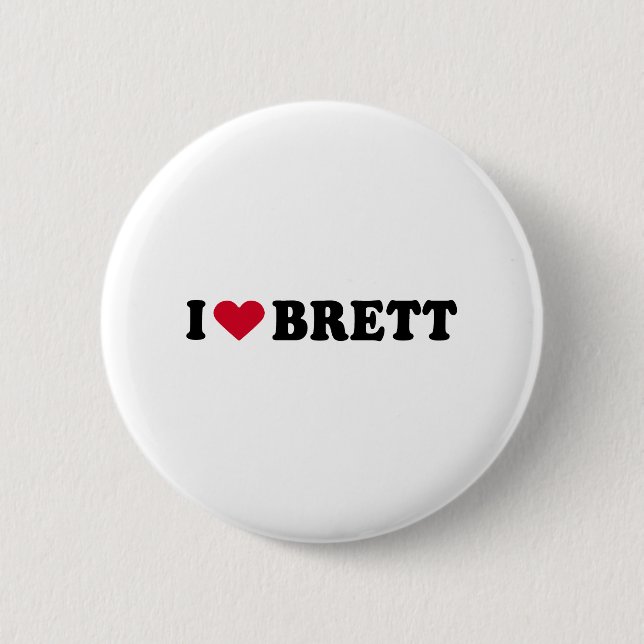 I LIEBE BRETT BUTTON (Vorderseite)