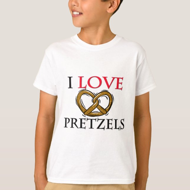 I Liebe-Brezeln T-Shirt (Vorderseite)