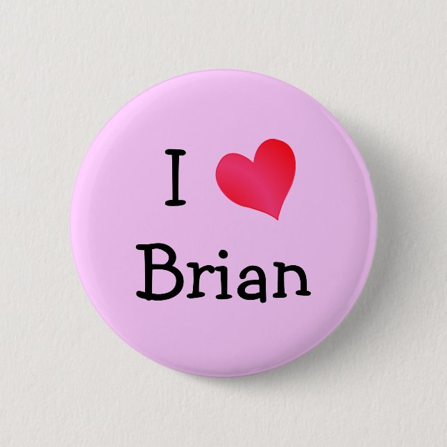 I Liebe Brian Button (Vorderseite)