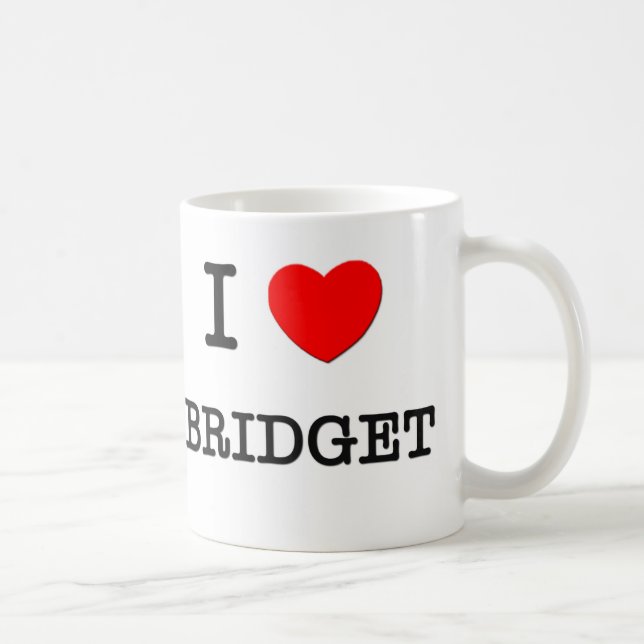 I Liebe Bridget Kaffeetasse (Rechts)