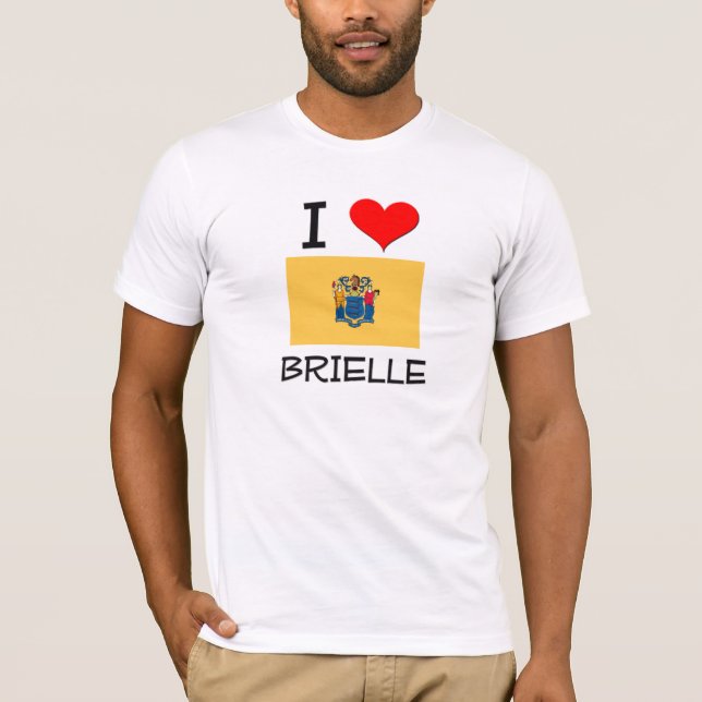 I Liebe Brielle New-Jersey T-Shirt (Vorderseite)
