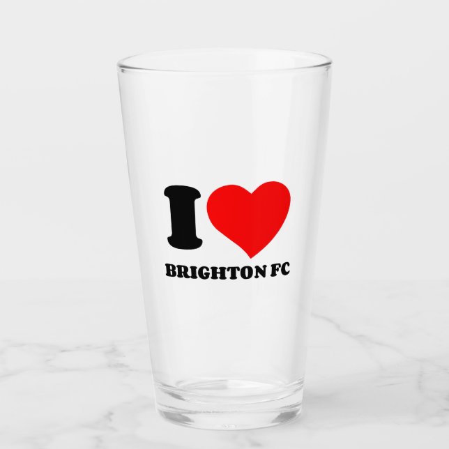 I LIEBE BRIGHTON FC GLAS (Vorderseite)