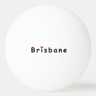 I Liebe Brisbane Tischtennisball