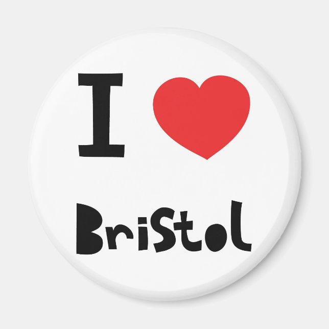 I Liebe Bristol Magnet (Vorne)