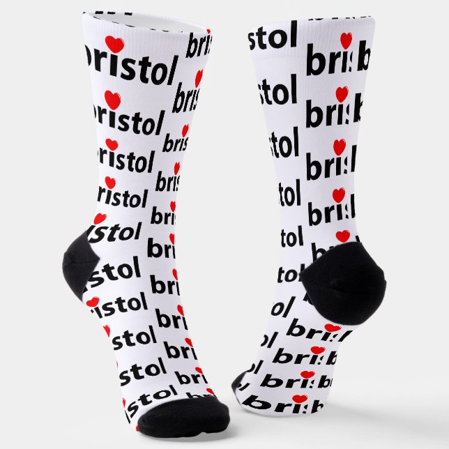 I Liebe Bristol Socken (Gewinkelt)