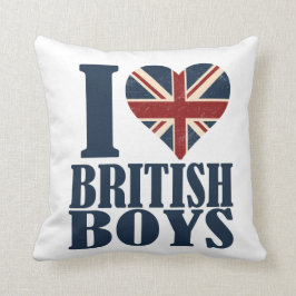 I Liebe-britisches Kissen