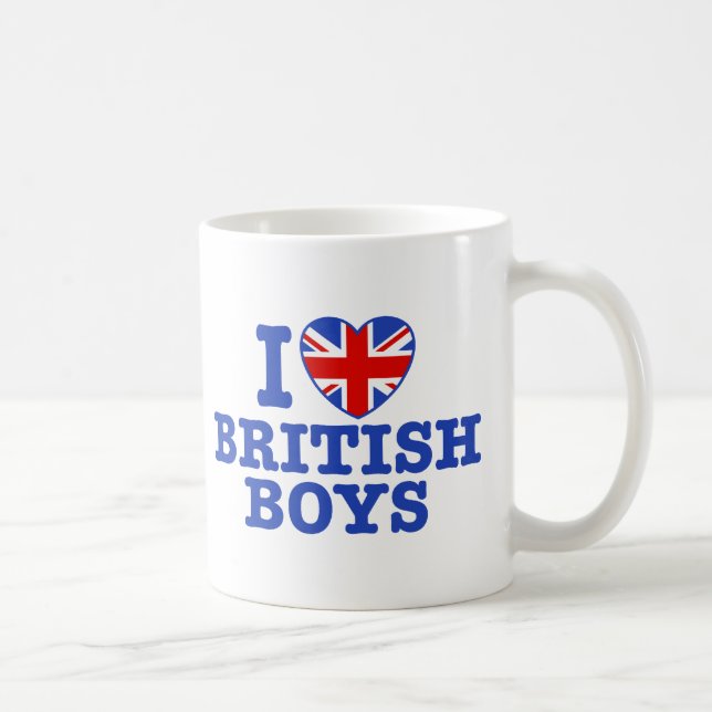 I Liebe British Boys Kaffeetasse (Rechts)
