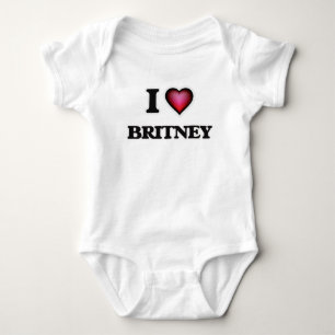 I Liebe Britney Baby Strampler